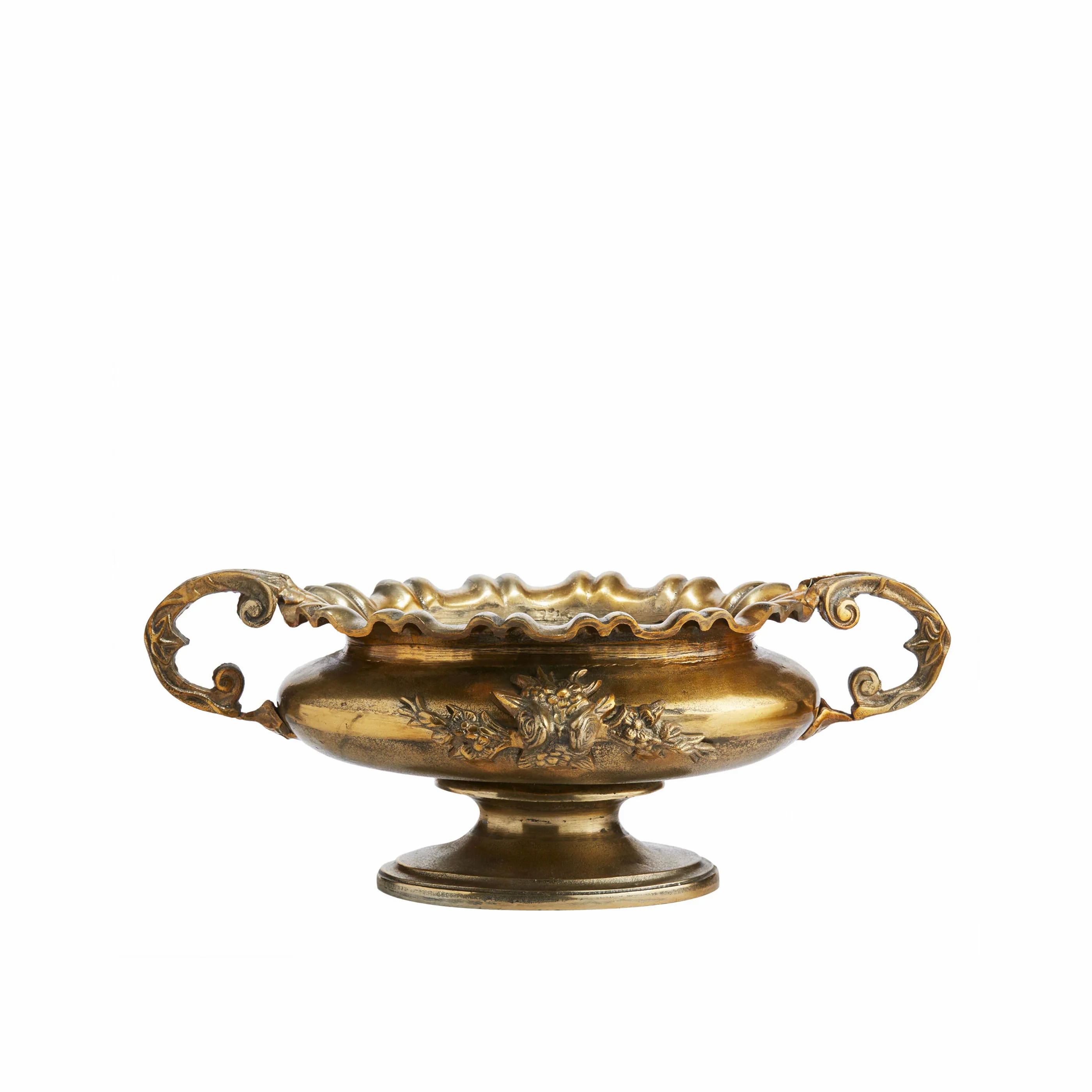 Small Gold Decorative Urn with Handles for Hire - 111