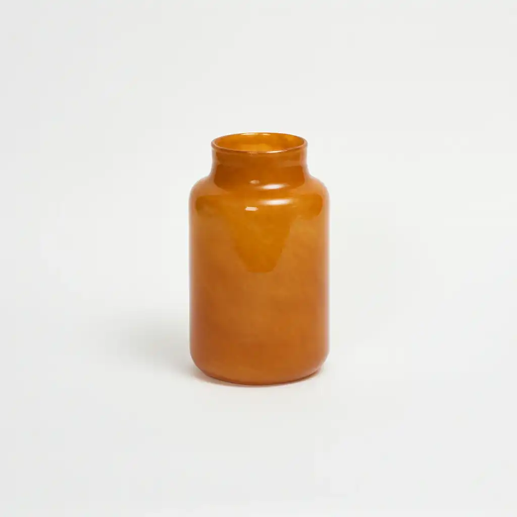 Medium Burnt Sienna Glass Vase for all sizes