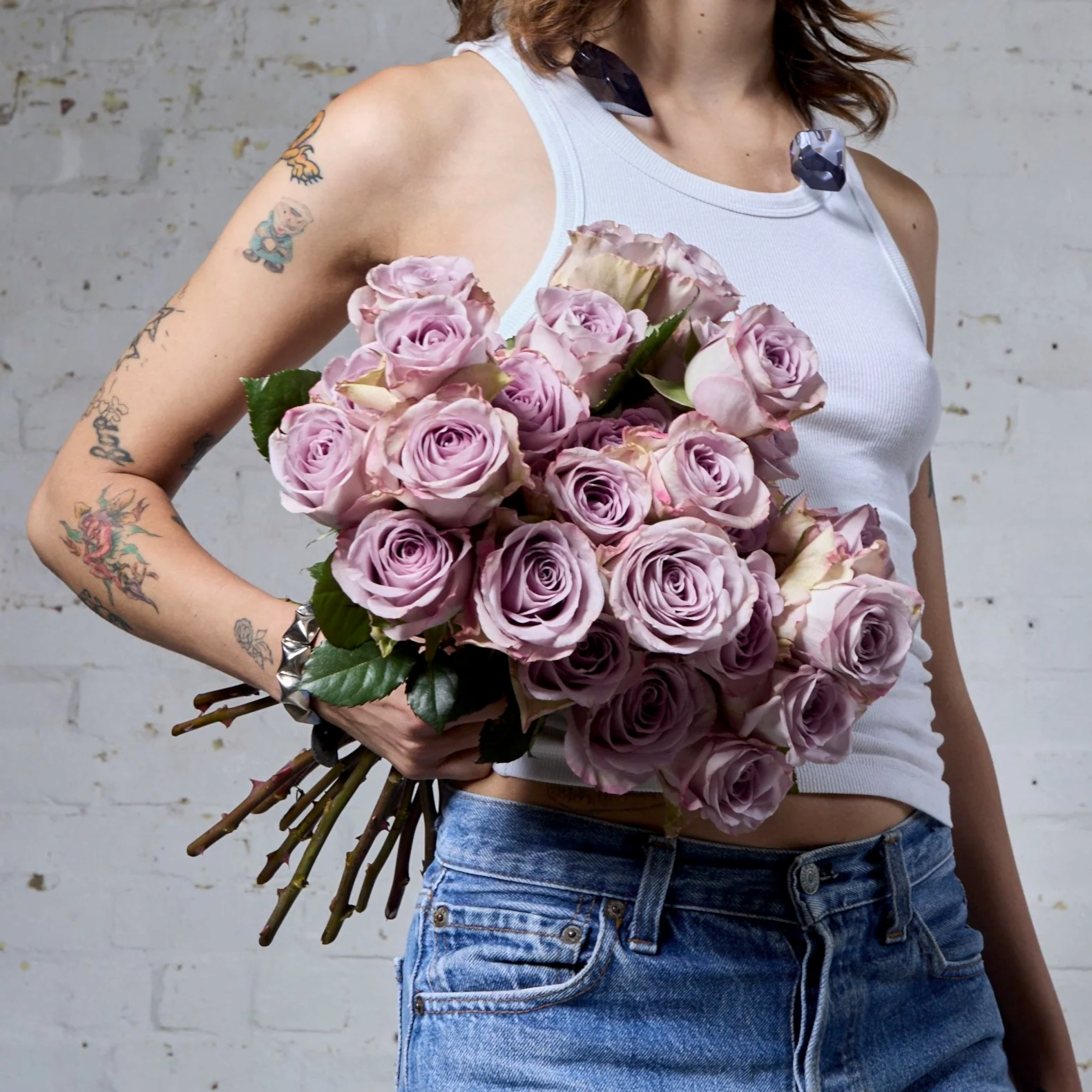 pink roses