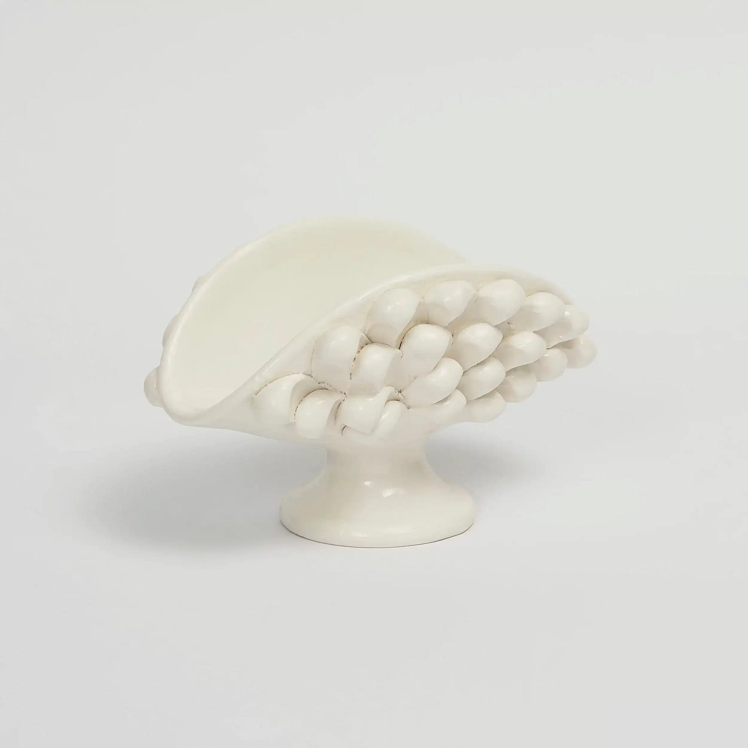 White Acorn Napkin Holder