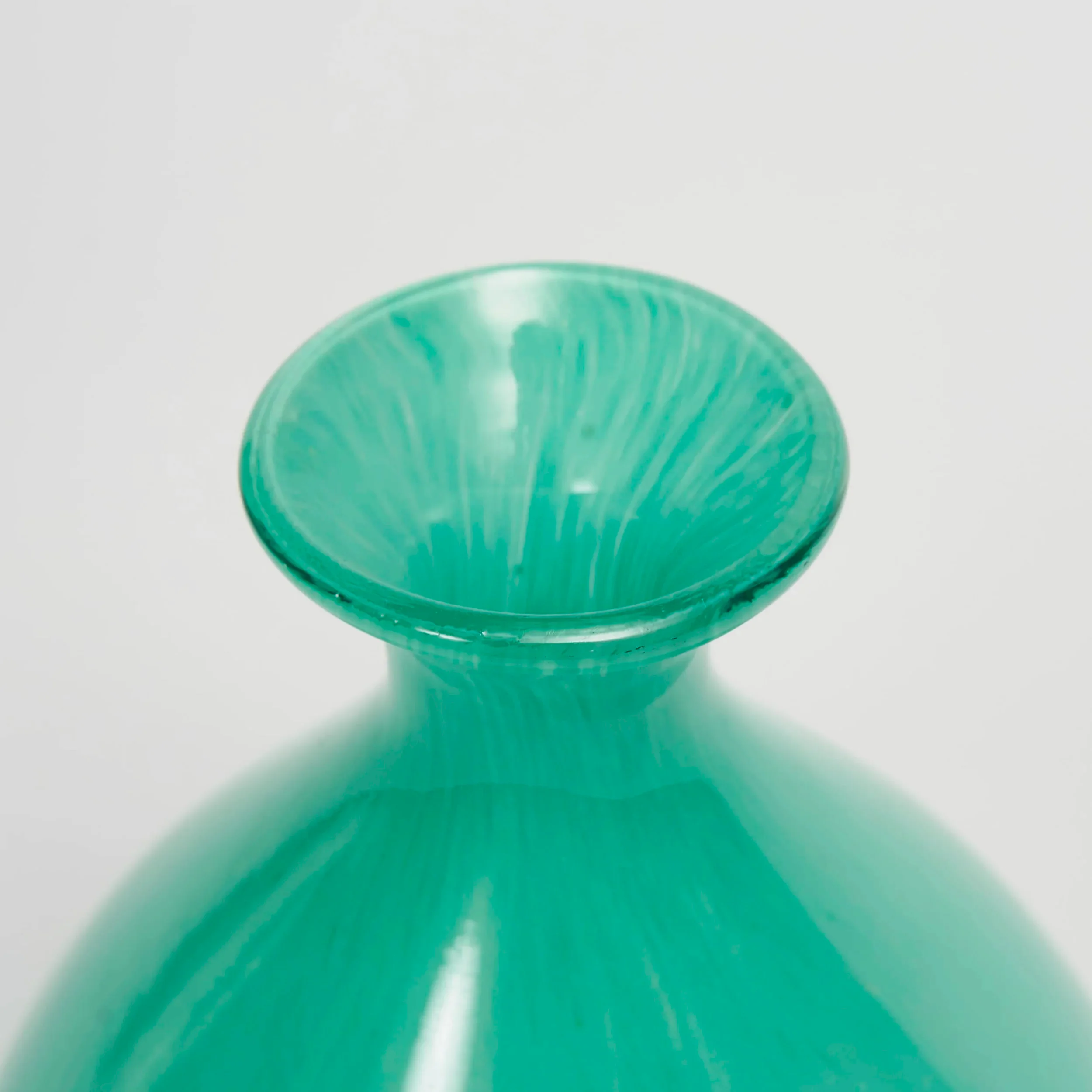 Turquoise Rounded Bud Vase