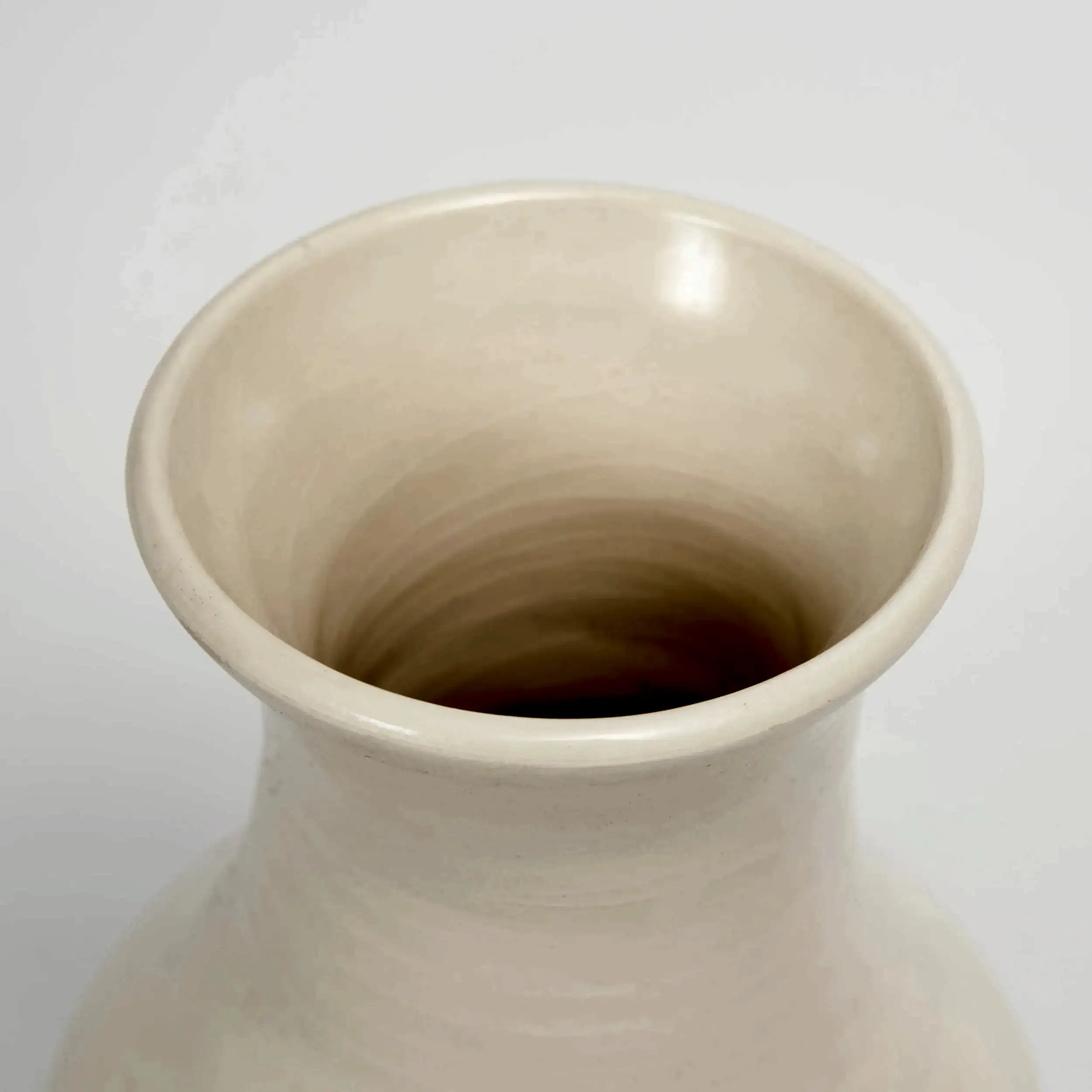 White Tall Neck Vase