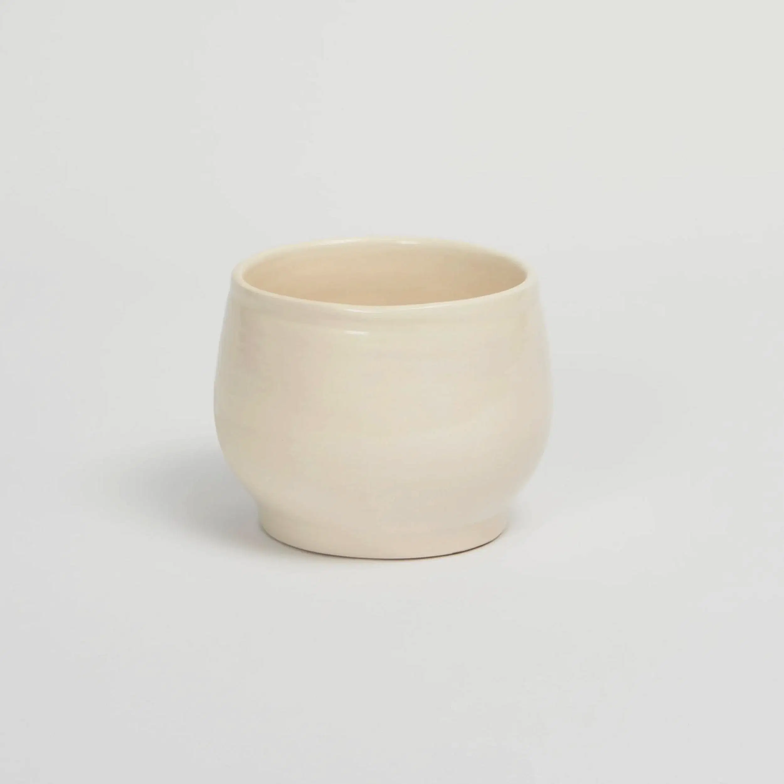 White Angular Vase Pot