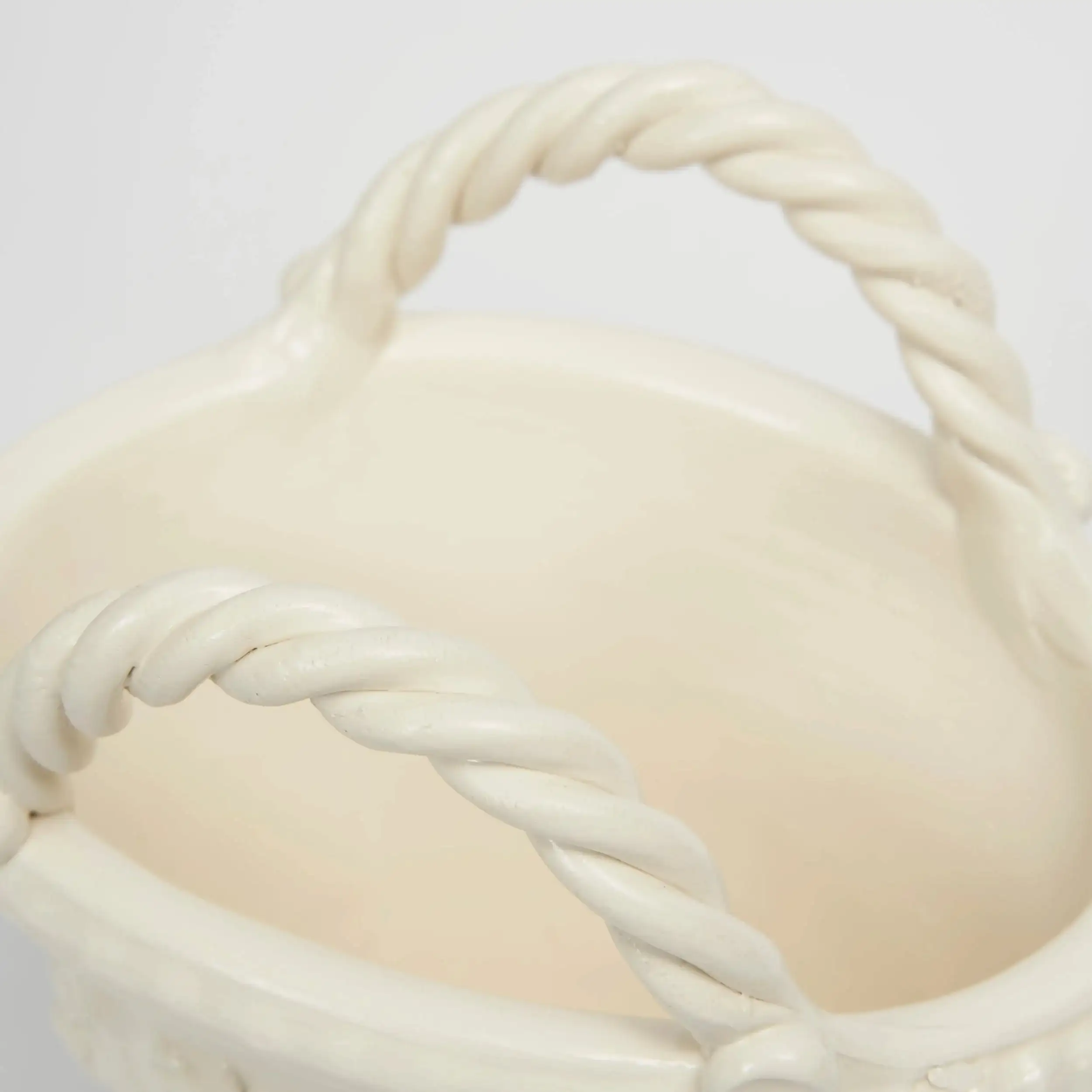 White Fruit Bucket