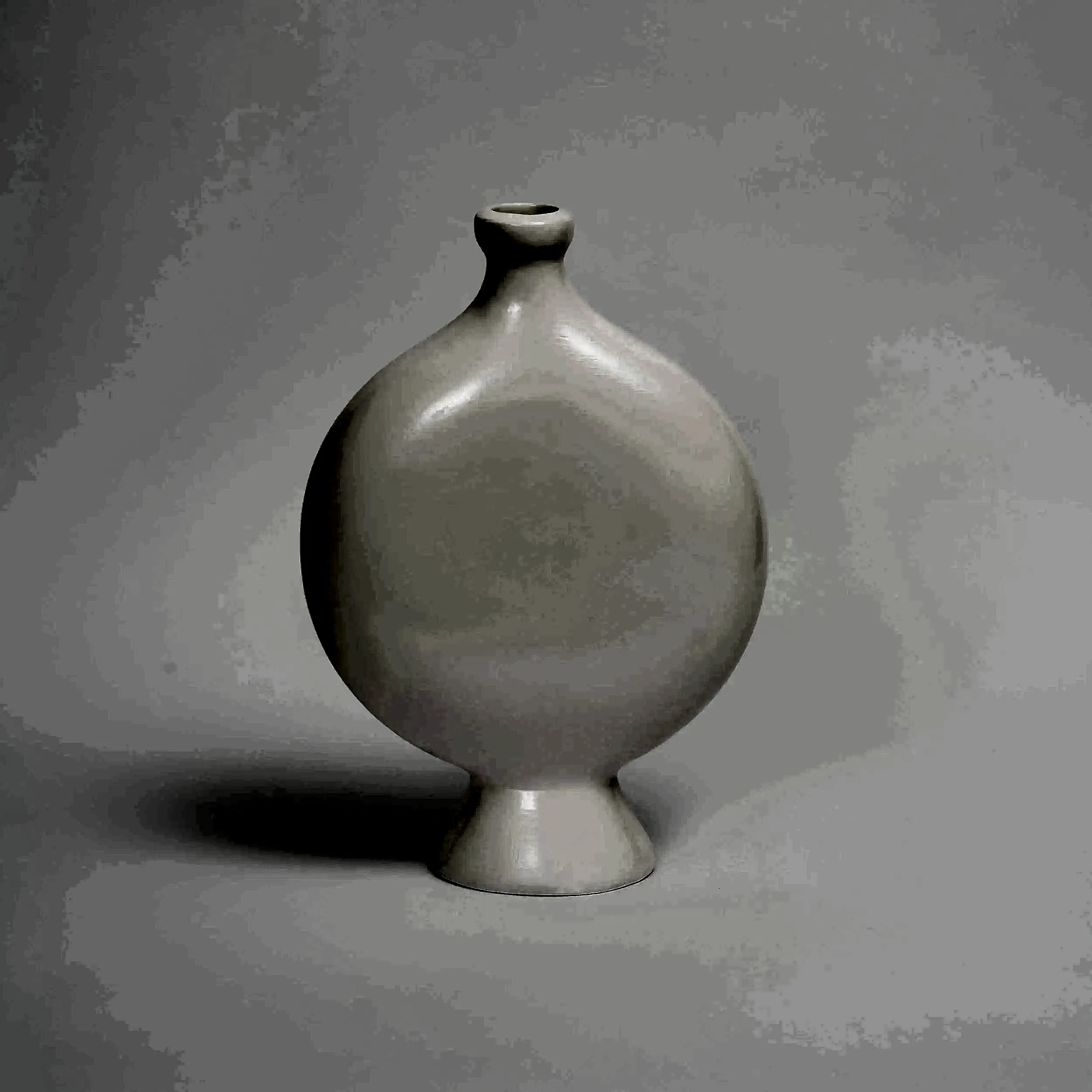 White Oval Bottle