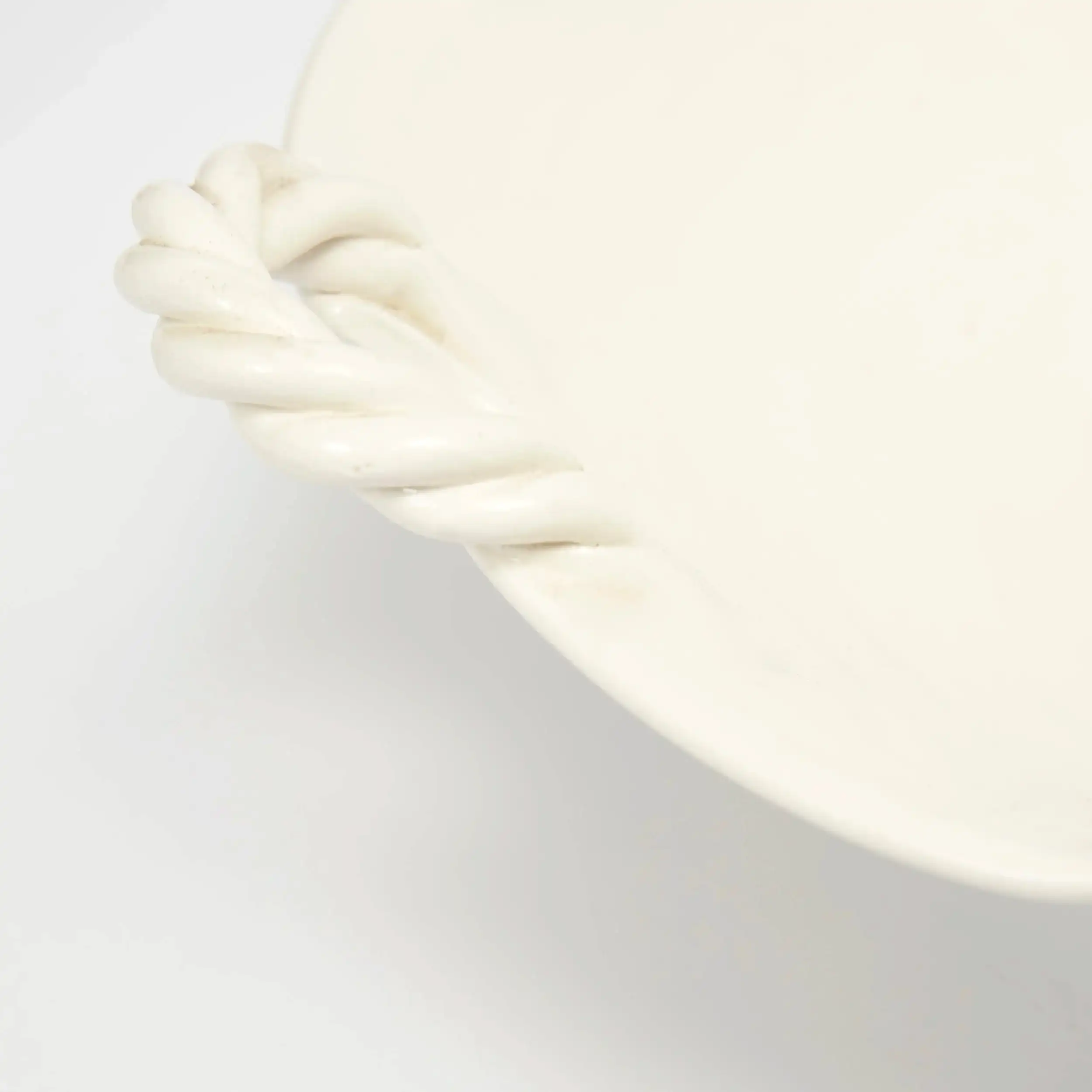 White Shallow Bowl