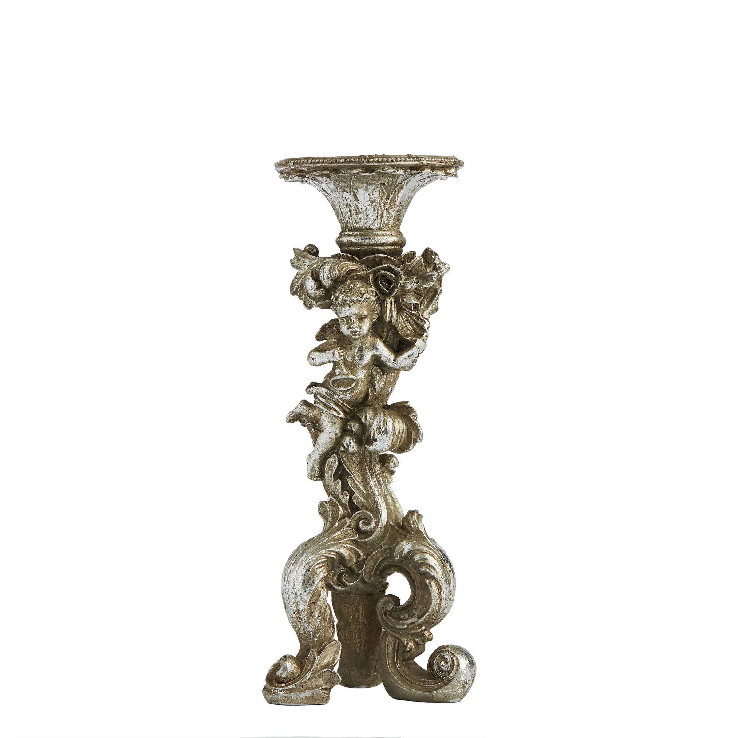 Silver Angel Candlestick Holder - Candle Holders - Wild at Heart - Wild at Heart