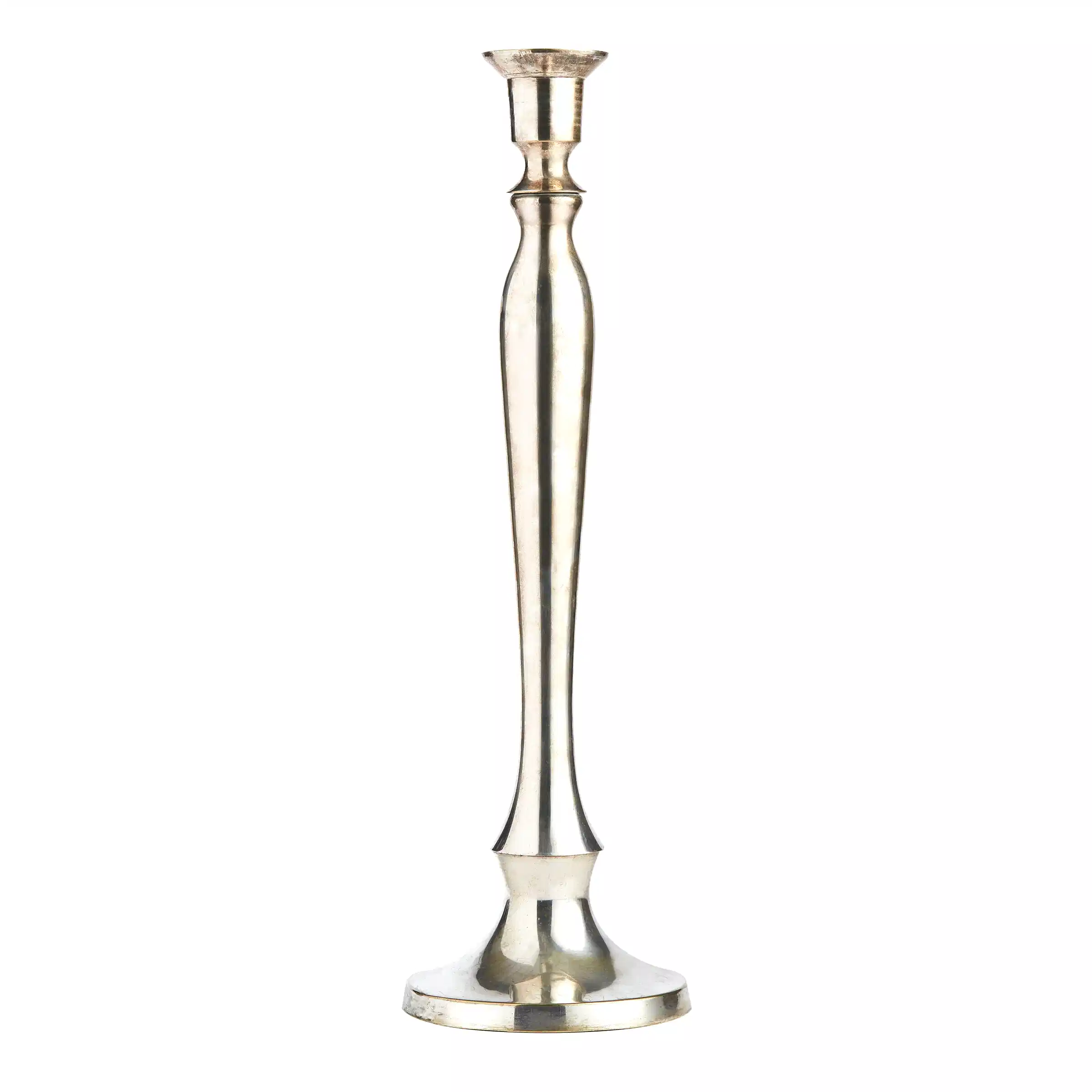 Single Silver Candlestick Holder - Candle Holders - Wild at Heart - Wild at Heart