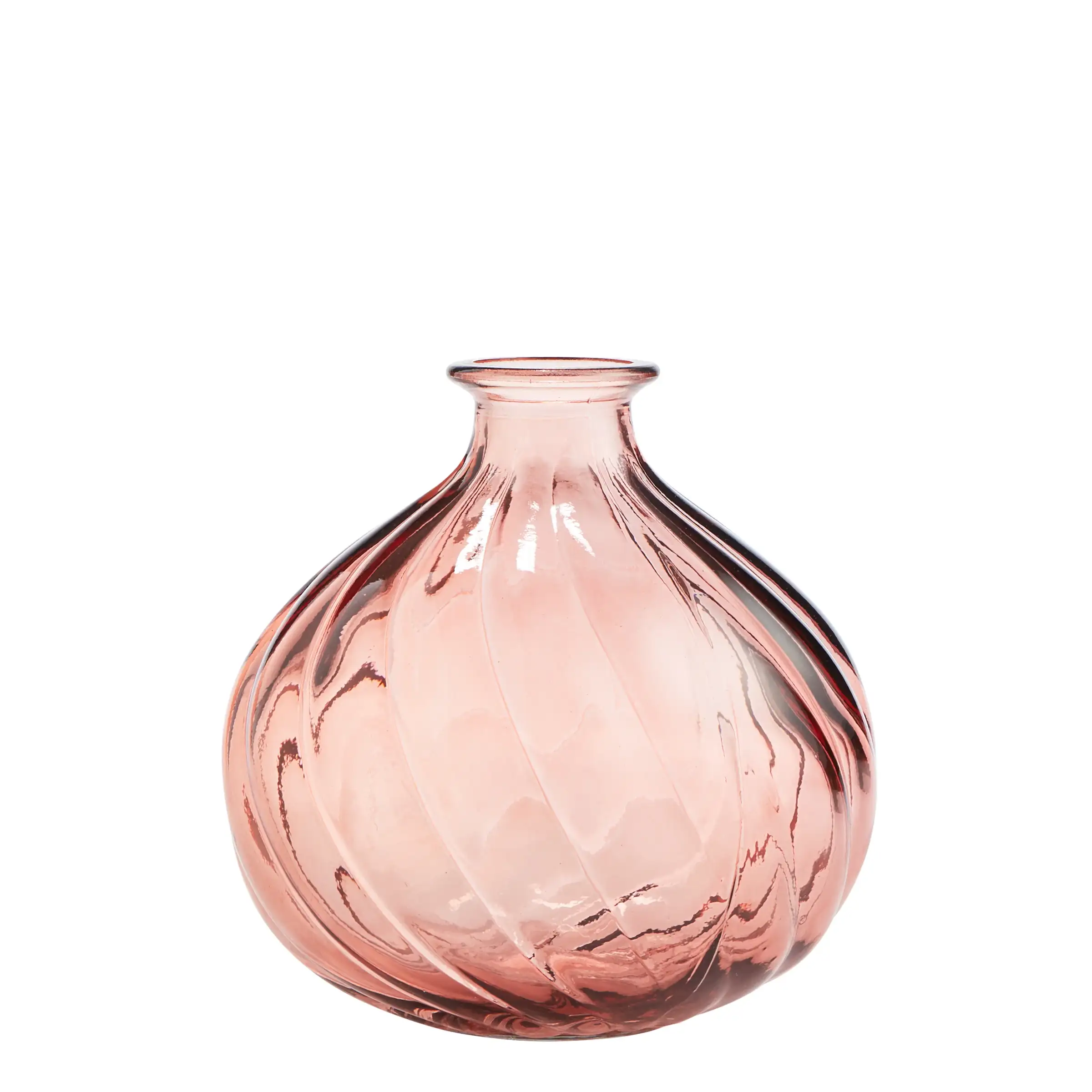 Light Pink Bulb Lined Vase - Vase - Wild at Heart - Wild at Heart