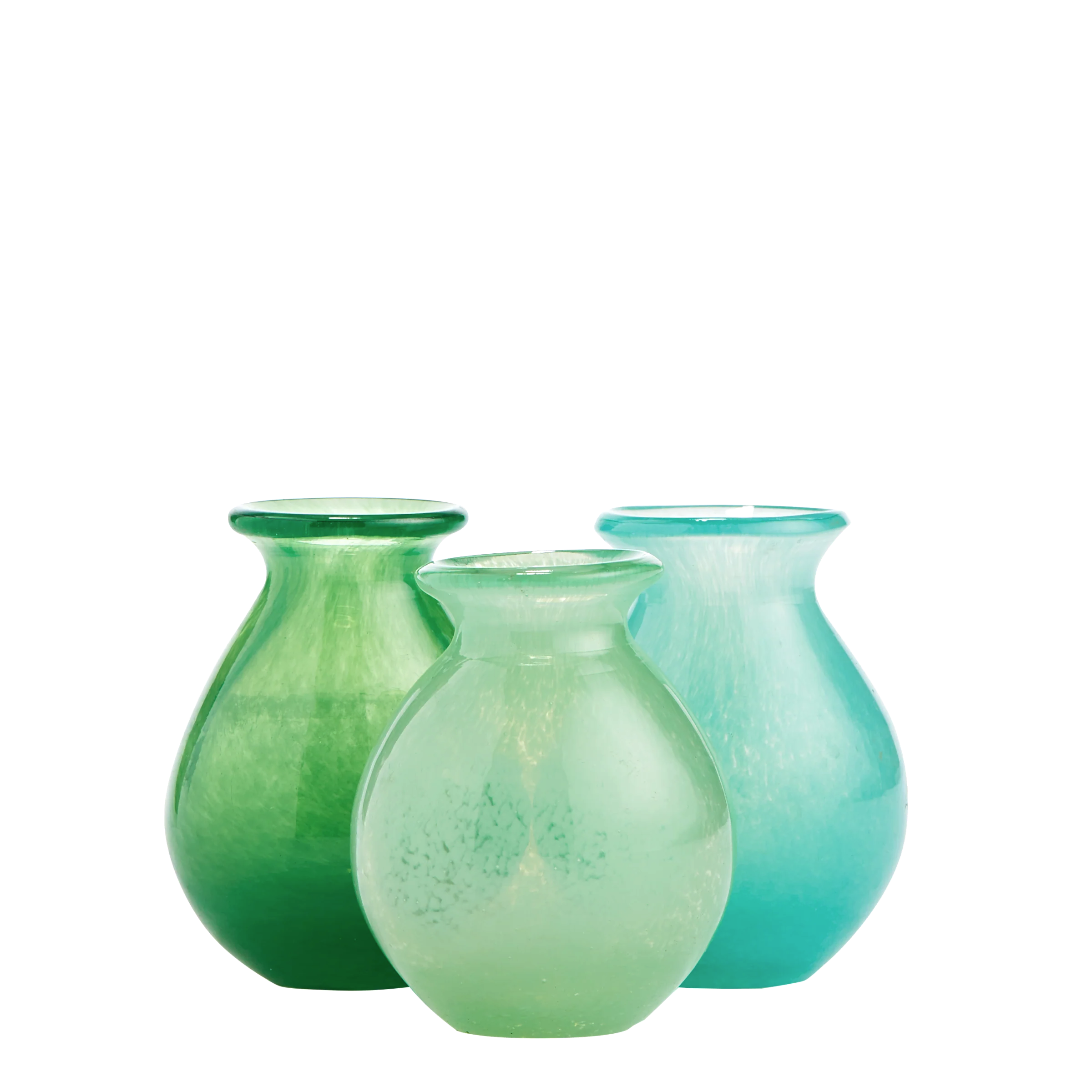 Small Wide Green Bud Vase - Vase - Wild at Heart - Wild at Heart