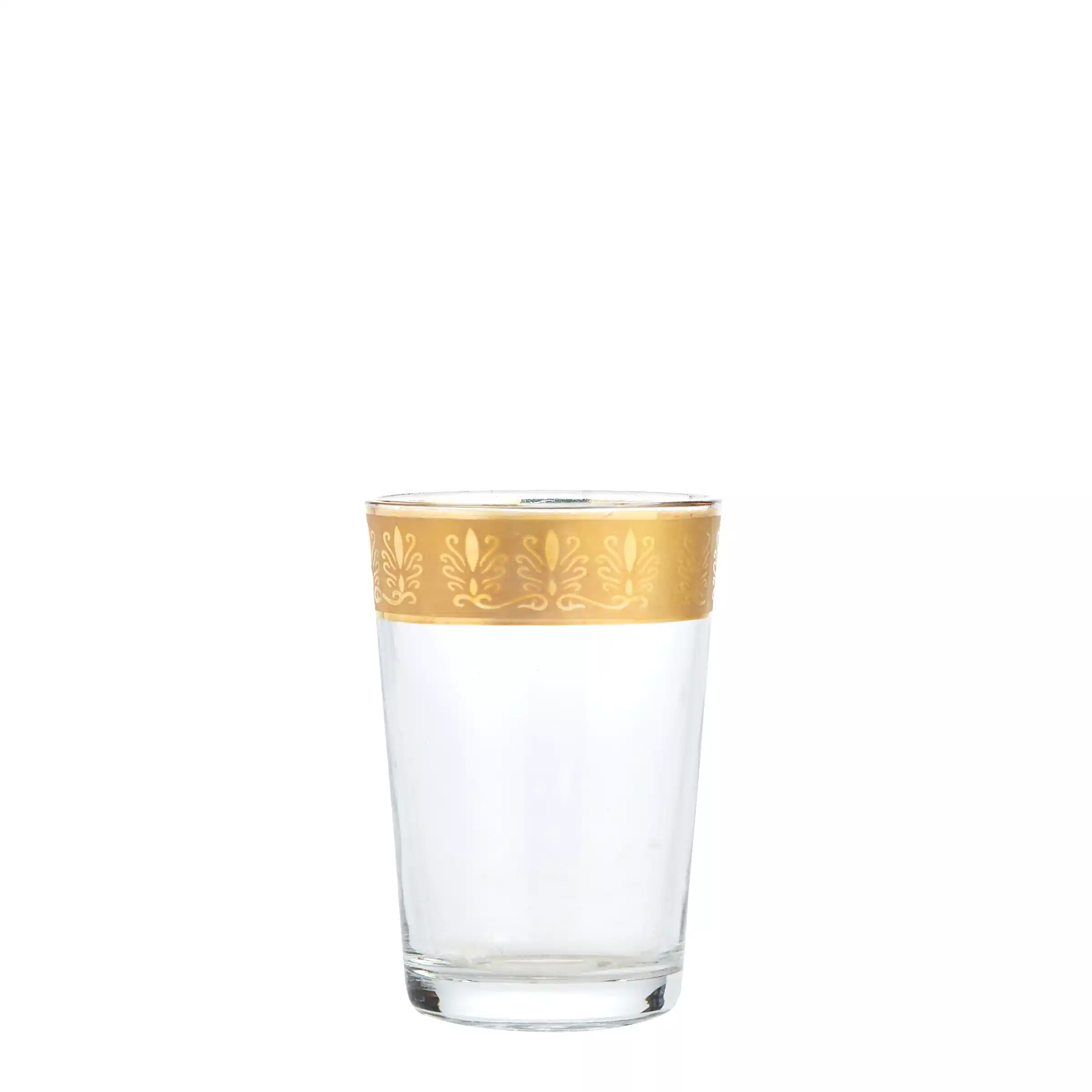 Clear Glass Gold Rim Tealight - Tealight - Wild at Heart - Wild at Heart