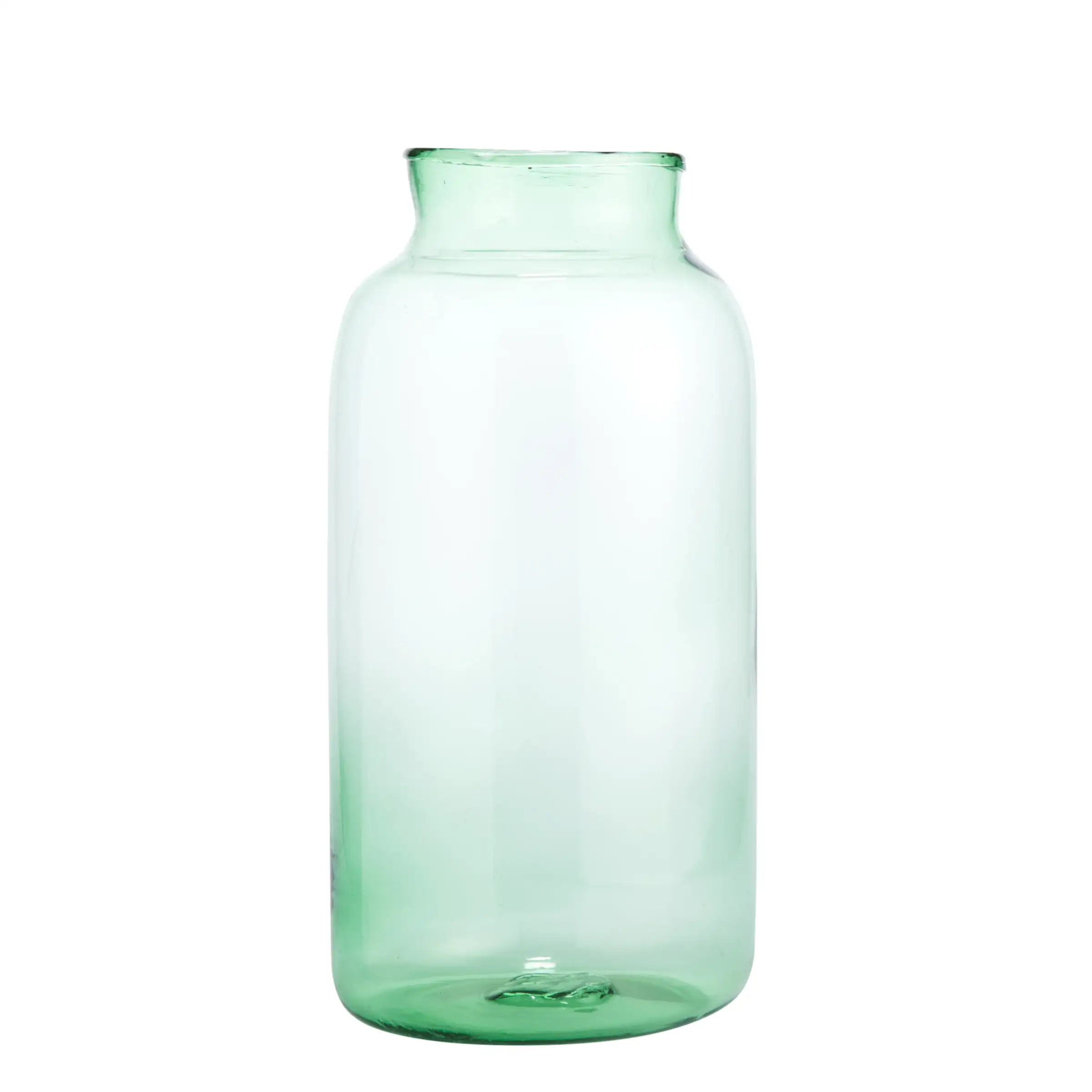 Large Green Glass Vase - Vase - Wild at Heart - Wild at Heart