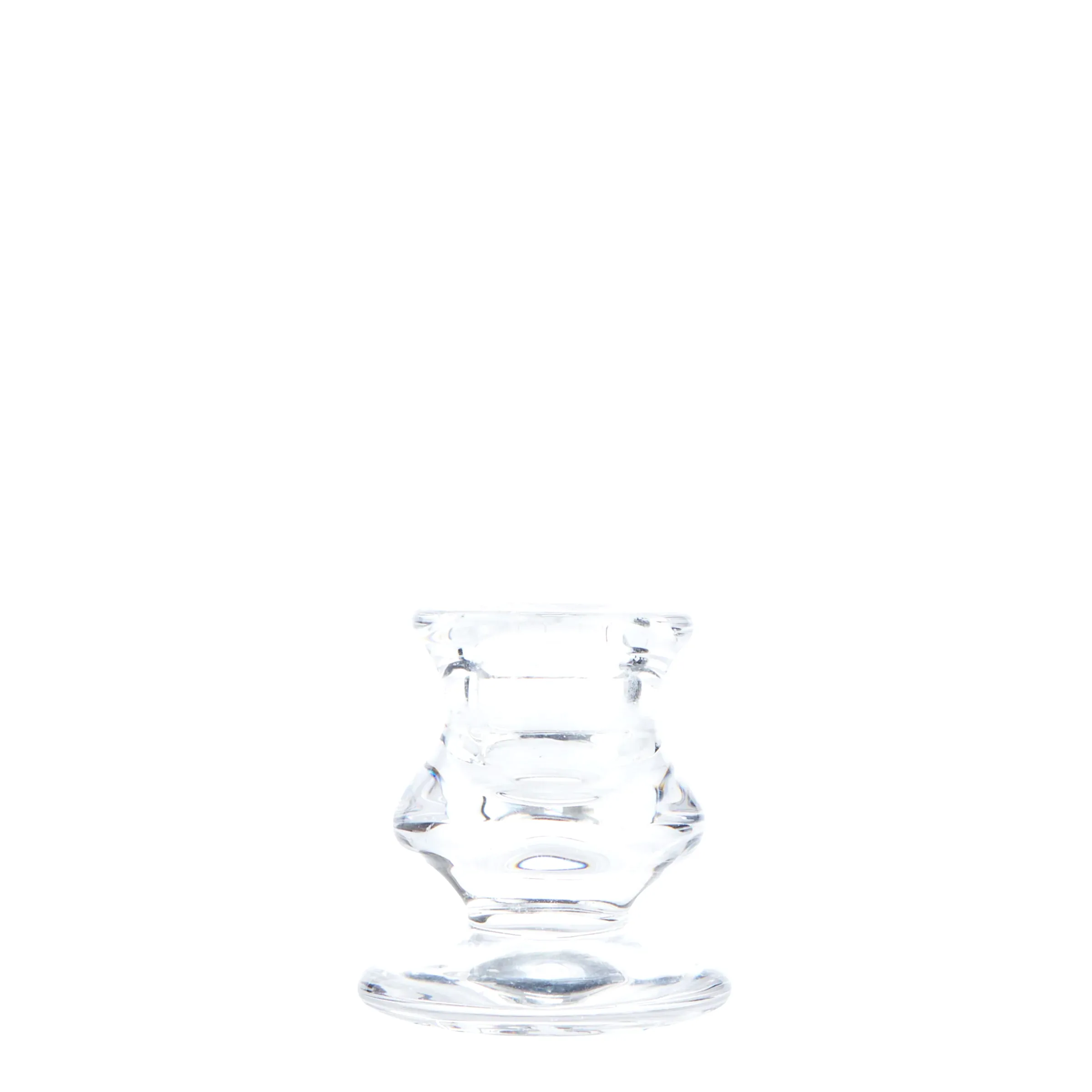 Short Glass Candleholder - Candle Holders - Wild at Heart - Wild at Heart